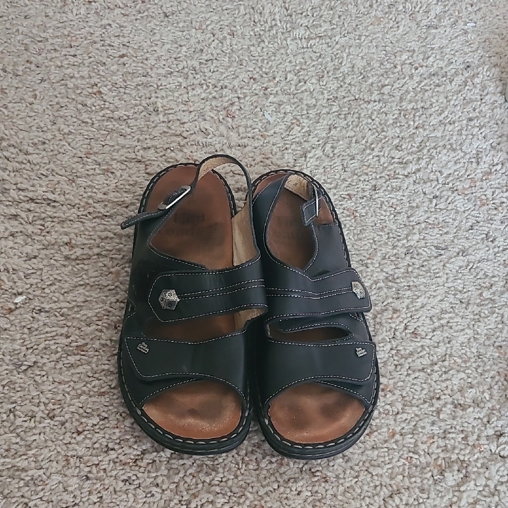 Kids Black Sandals